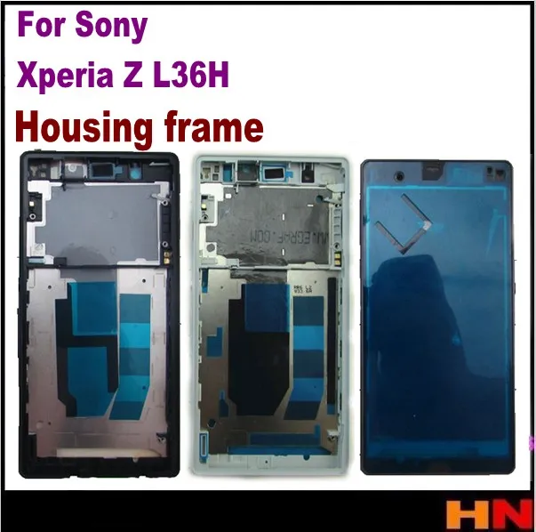 Оригинальная Фоторамка для sony Xperia Z L36H LT36 C6603 C6602 передняя средняя рамка корпуса с