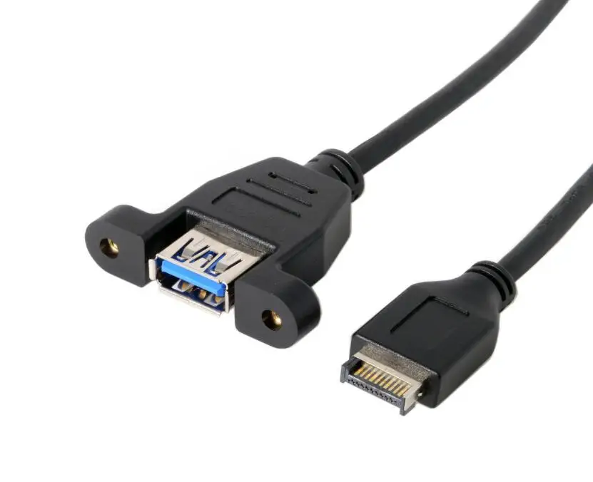 LBSC USB 3 1 Разъем передней панели для 0 типа A Женский удлинитель 50 см Тип крепления |