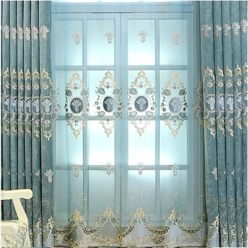 

UBRUSH занавеска Блестящий цветочный узор печатная вуаль оконный экран Декор экран для двери балкон отвесная оконная занавеска