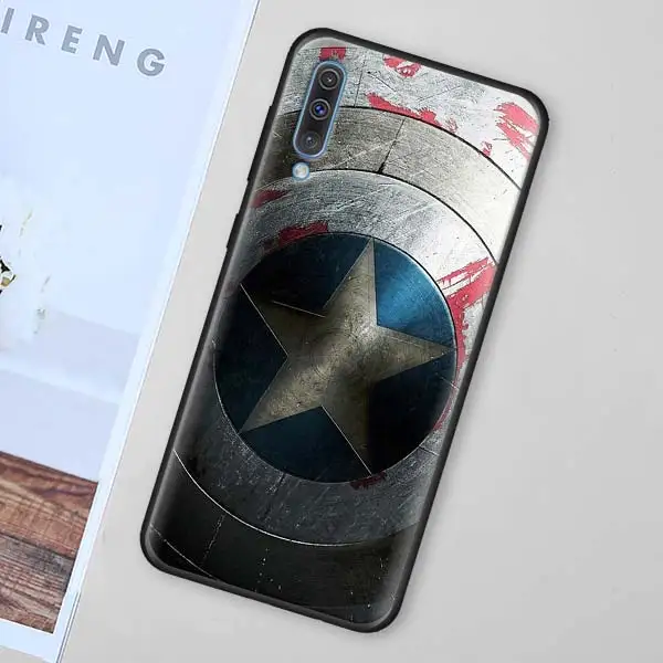 002 Комикса Мстители, Супермен, Бэтмен черный мягкий чехол для samsung Galaxy A50 A70 A40 A10 A20 A30 A60 M10 M20 M30 силиконовый чехол Крышка - Цвет: 002