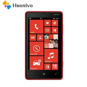 nokia lumia 820 refurbished original windows phone 8 rom 8gb camera 8 0mp 4 3 screen nokia 820 mobile phone one year warranty free global shipping