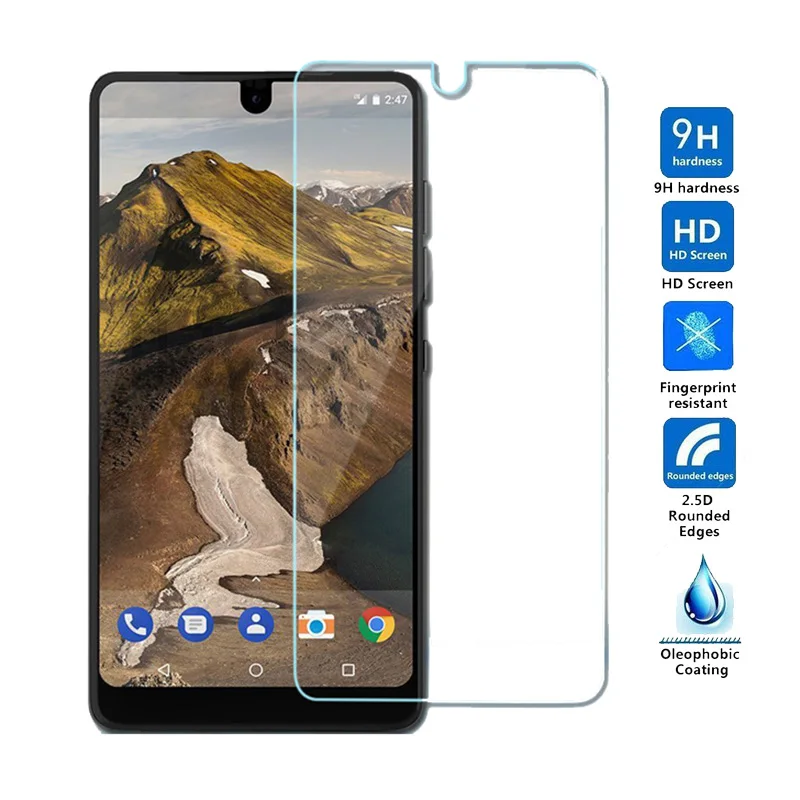 2PCS Tempered Glass For Essential Phone PH-1 5.7' Screen Protector Anti-Scratch Film for Ph1 PH 1 | Мобильные телефоны и