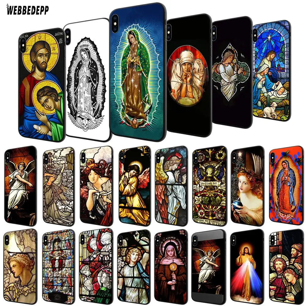 WEBBEDEPP Божественная милость Иисуса ТПУ чехол для Apple iPhone 6 6S 7 8 Plus 5 5S SE X XS MAX XR мягкий