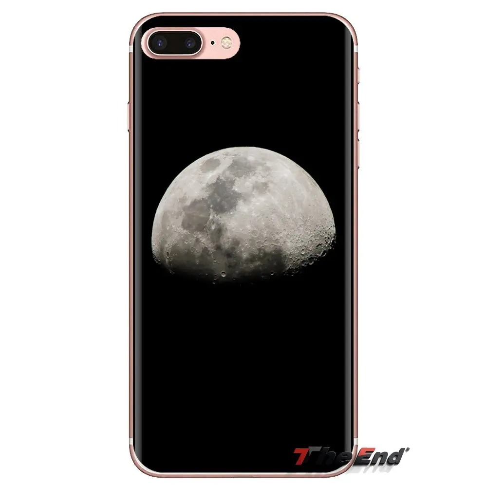 Crescent Moon Astrophotography For Sony Xperia Z Z1 Z2 Z3 Z5 compact M2 M4 M5 C4 E3 T3 XA Huawei Mate 7 8 Y3II Soft Housing Case |