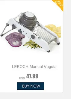 Lekoch ручной овощерезка слайсер кухонные аксессуары многофункциональная квадратная мандолина слайсер для картофеля из нержавеющей стали гаджеты