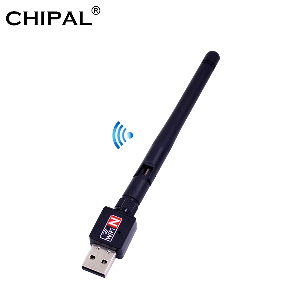 CHIPAL мини usb адаптер Wi Fi 150 Мбит/с Внешний Беспроводной LAN сетевой карты USB антенны