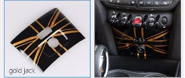 PC Union Jack AUX Зажигалка накладка чехол наклейка для mini cooper F60 земляк автомобиль-Стайлинг интерьера украшения