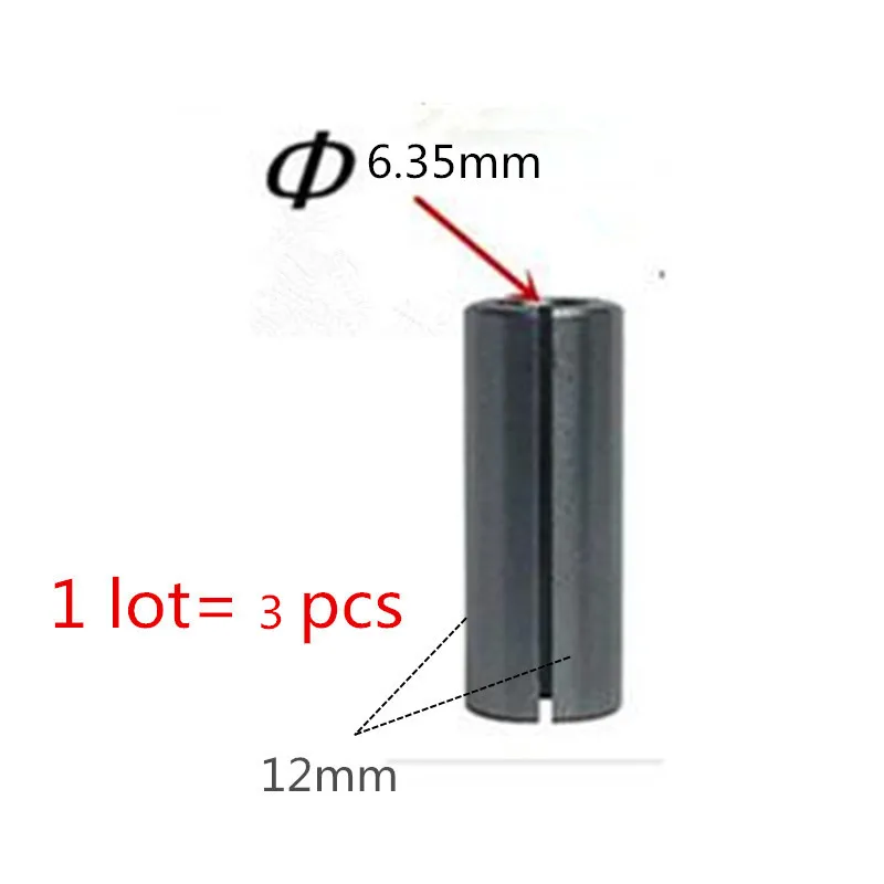 12-6.35MM 3PCS Втулка Конусная Зажимная гайка 1/" 1/4" 3/" для Makita 763803-0 3612Y 3612X3612 3612T 3612CY 3612C 3612CT 3612BR 3612 3600H MT360 фрезерный станок - Цвет: 12-6.35MM 3PCS