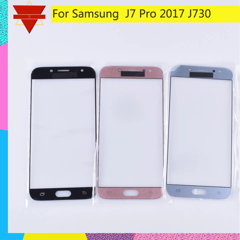 10 шт./лот для samsung Galaxy J7 Pro 2017 J730 J730F SM J730G/DS сенсорный экран передняя стеклянная