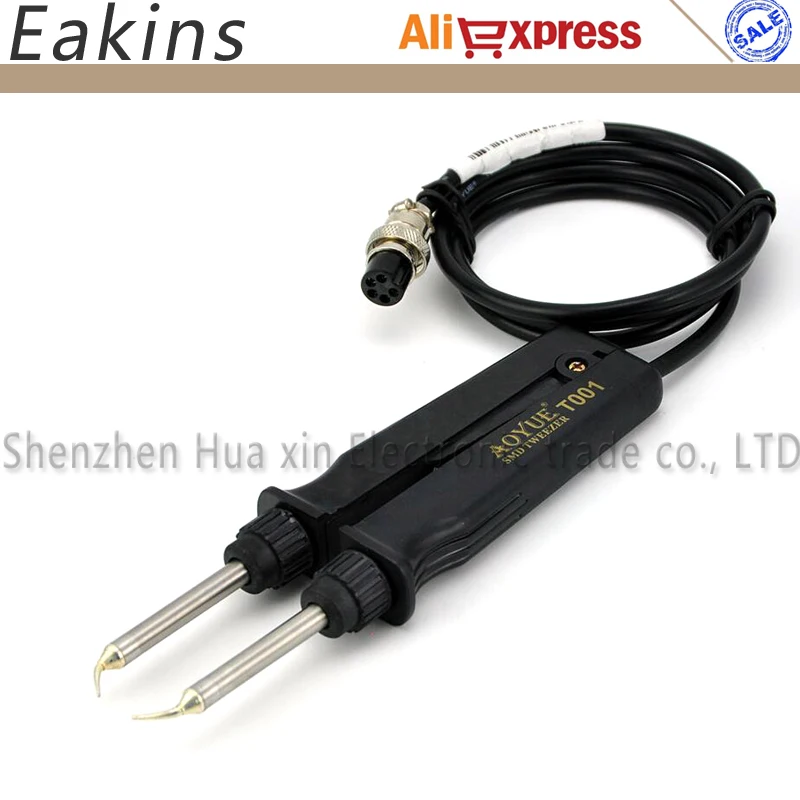 Оригинальный AOYUE 950/950 + Электрический пинцет IC паяльная станция горячий Пинцет 5 pin