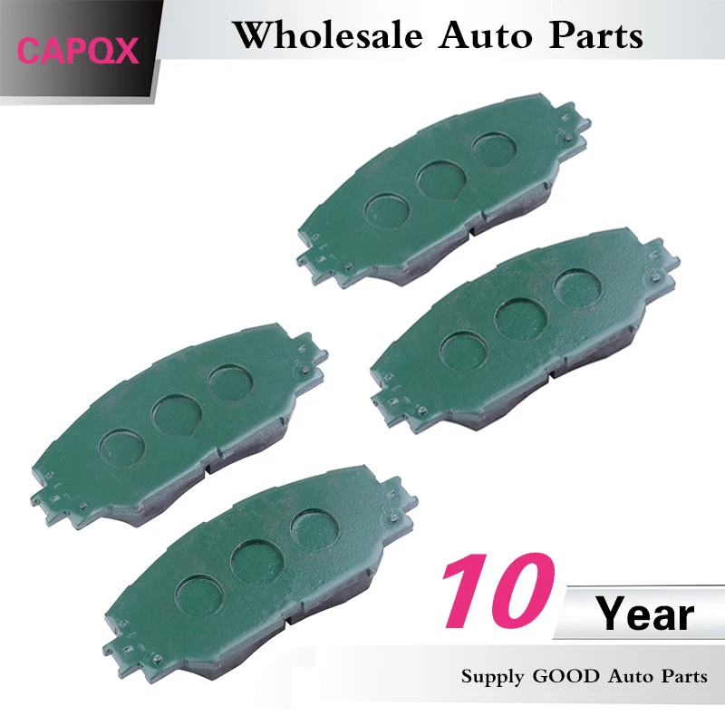 Передние тормозные колодки CAPQX 04465-02220 04465-0R010 04465-02240 для AURIS WISH YARIS SIENTA COROLLA SCION XD SIENTA premium ALLION