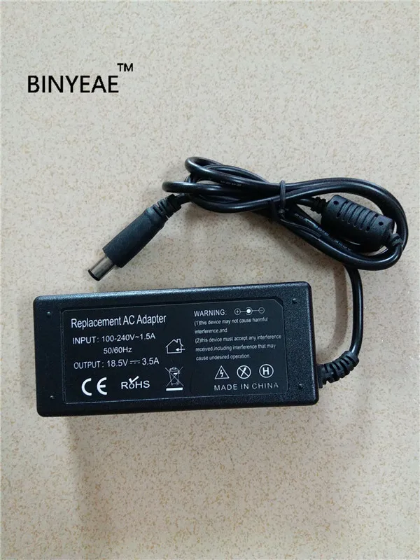 Универсальное зарядное устройство для ноутбука HP nx6310 nc6400 18 5 nx6315 4400 в а 65 Вт|18.5v 3.5a