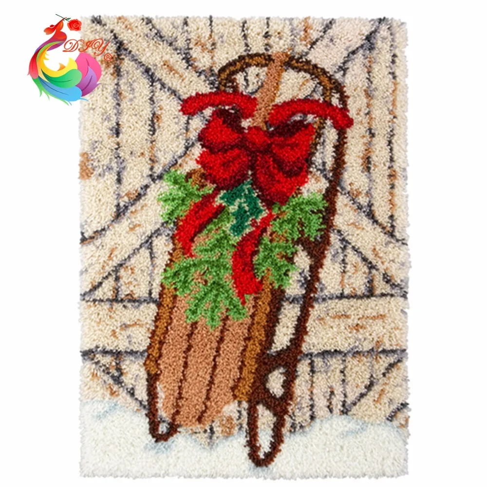 

Ручная работа, искусственный набор в чемодане, крючок с защелкой, ковер, крючки, ковры и коврики, искусственный ковер