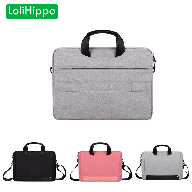 LoliHippo сумка для ноутбука водонепроницаемая на одно плечо ударопрочный портфель