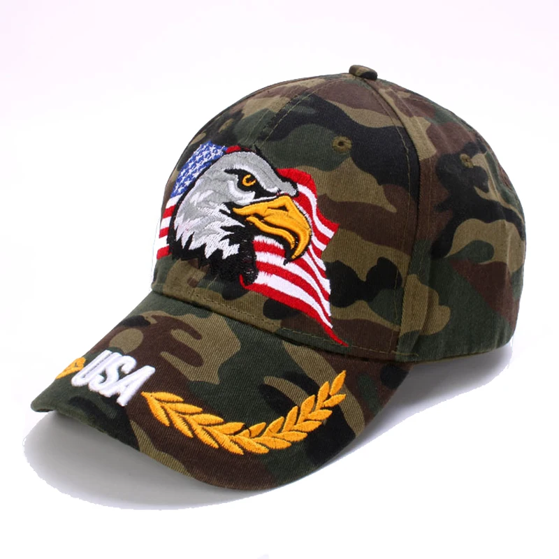 Бейсбольная Кепка с вышивкой в виде орла, флага США, бейсболка, кепка s Casquette, Повседневные Головные уборы для папы, головные уборы для мужчин и женщин