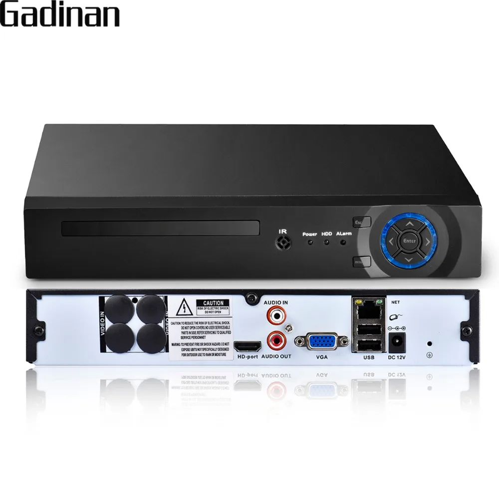 Поддержка GADINAN H.265 32 канала 5 Мп/8 каналов 4K(8 Мп)/32 1080P NVR 1x6 ТБ SATA HDD с приложением XMeye