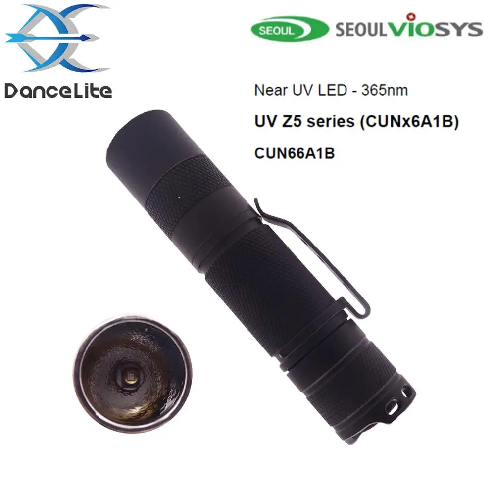 Новый S1 Сеул UV 365nm 3 Вт Z5 CUN66A1B вспышка светильник с ZWB2 фильтр для обнаружения денег