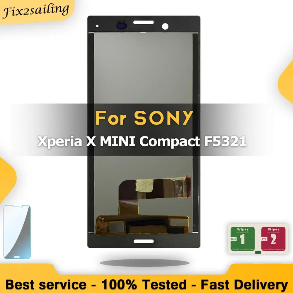 4 6 дюйма 100% протестированный ЖК-дисплей для Sony Xperia X Compact F5321 сенсорный экран