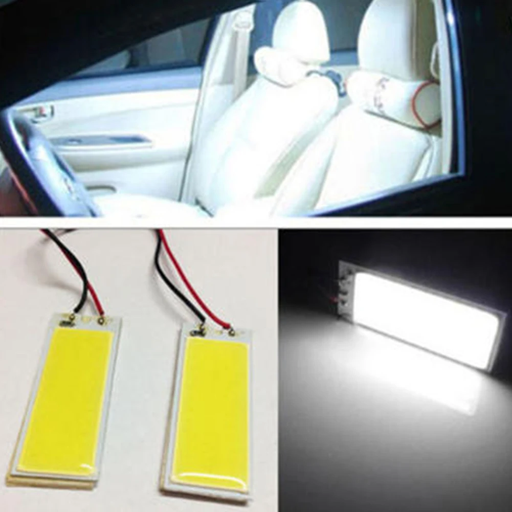 Car Reading Light T10 Double-pointed BA9s LED License Plate COB Chip Cabin Board 36SMD Panel | Автомобили и мотоциклы