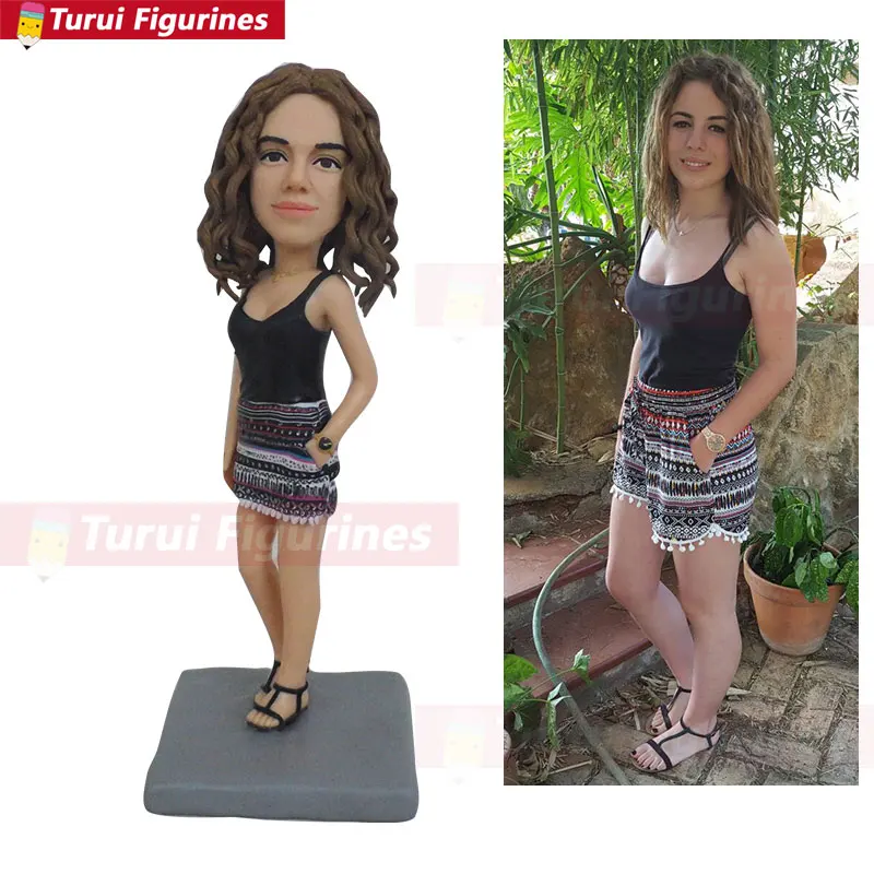 Priest Pastor Minister Reverend Rev Personalized Gift Custom Bobble Head Figurines Based on Customers' Photos Birthday Cake Topp | Дом и