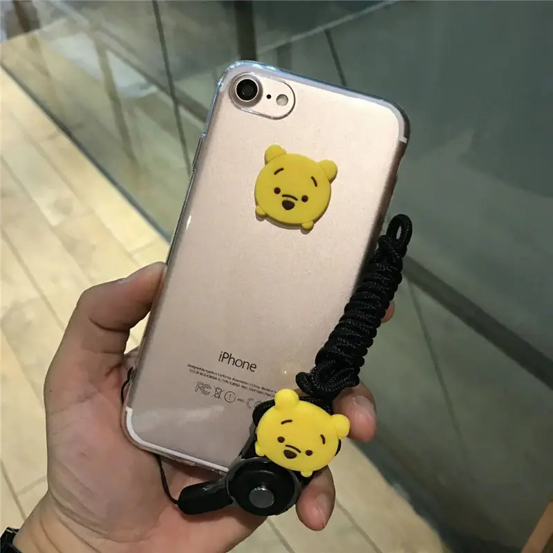 Новый 3D Винни-Пух Дамбо мультфильм чехол для мобильного телефона iPhone 6S 6 Plus 7 г