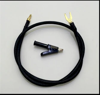 Y plug cable 1 HiFi аудио GND усилитель декодер динамик аудио заземление коробка настройки мощности очиститель электронный черный отверстие большой средний - Цвет: Y plug cable 1