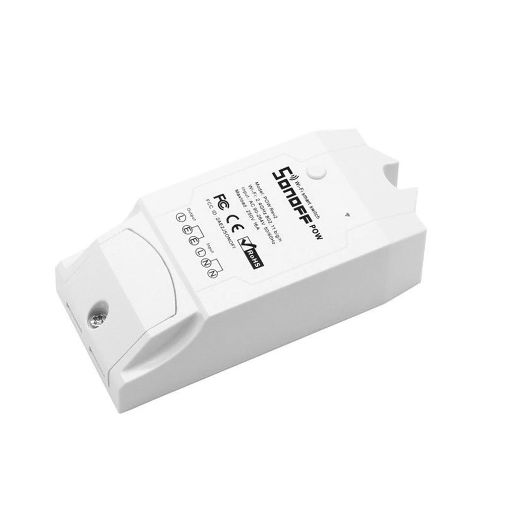 Sonoff Pow R2 16A Smart Dual Wifi Wireless Home Voice Measurement Monitor Power Switch Control Automation Controls | Электроника