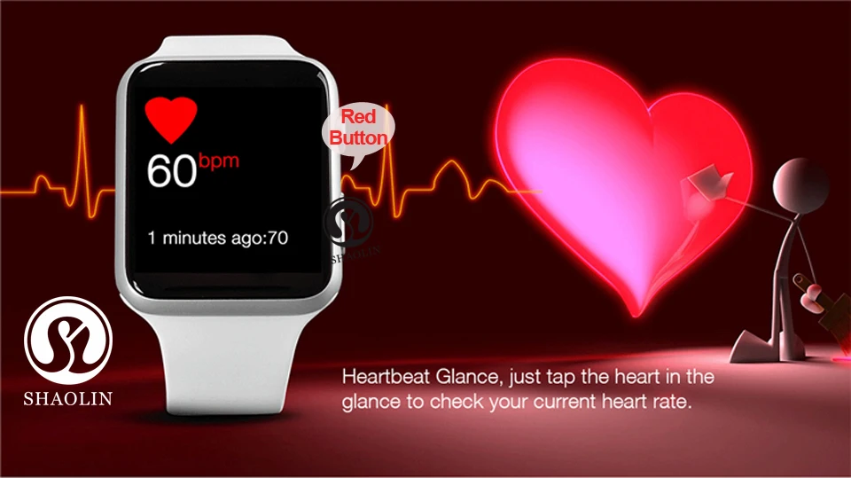 Bluetooth Смарт-часы серии 4 Смарт-часы чехол для Apple iOS iPhone Xiaomi Android смартфон samsung Apple Watch(красная кнопка