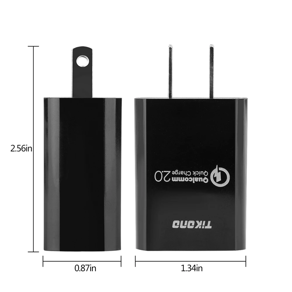 Зарядное устройство Tikono для телефона USB зарядное быстрой зарядки 2 0 адаптер