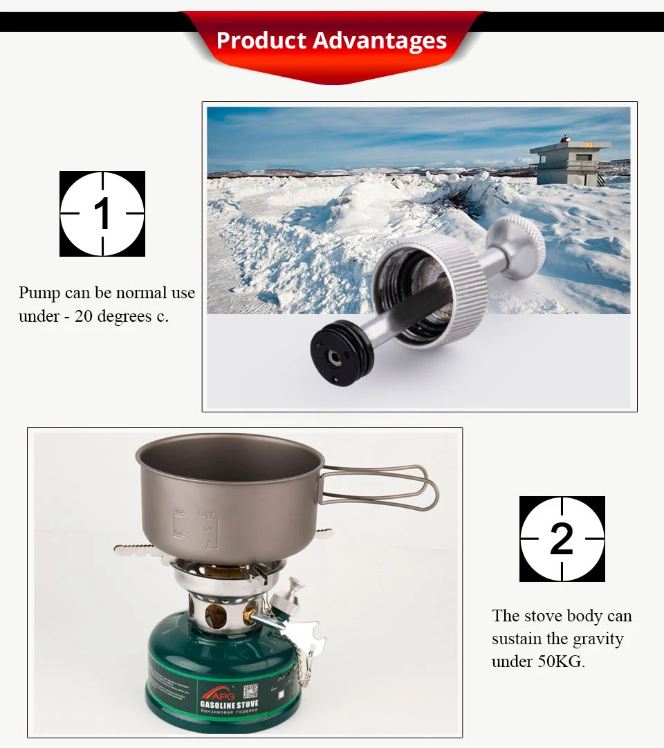 APG Открытый Бензин Плита 500 мл Масло Горелки Туристическое Снаряжение|stove burner|camping