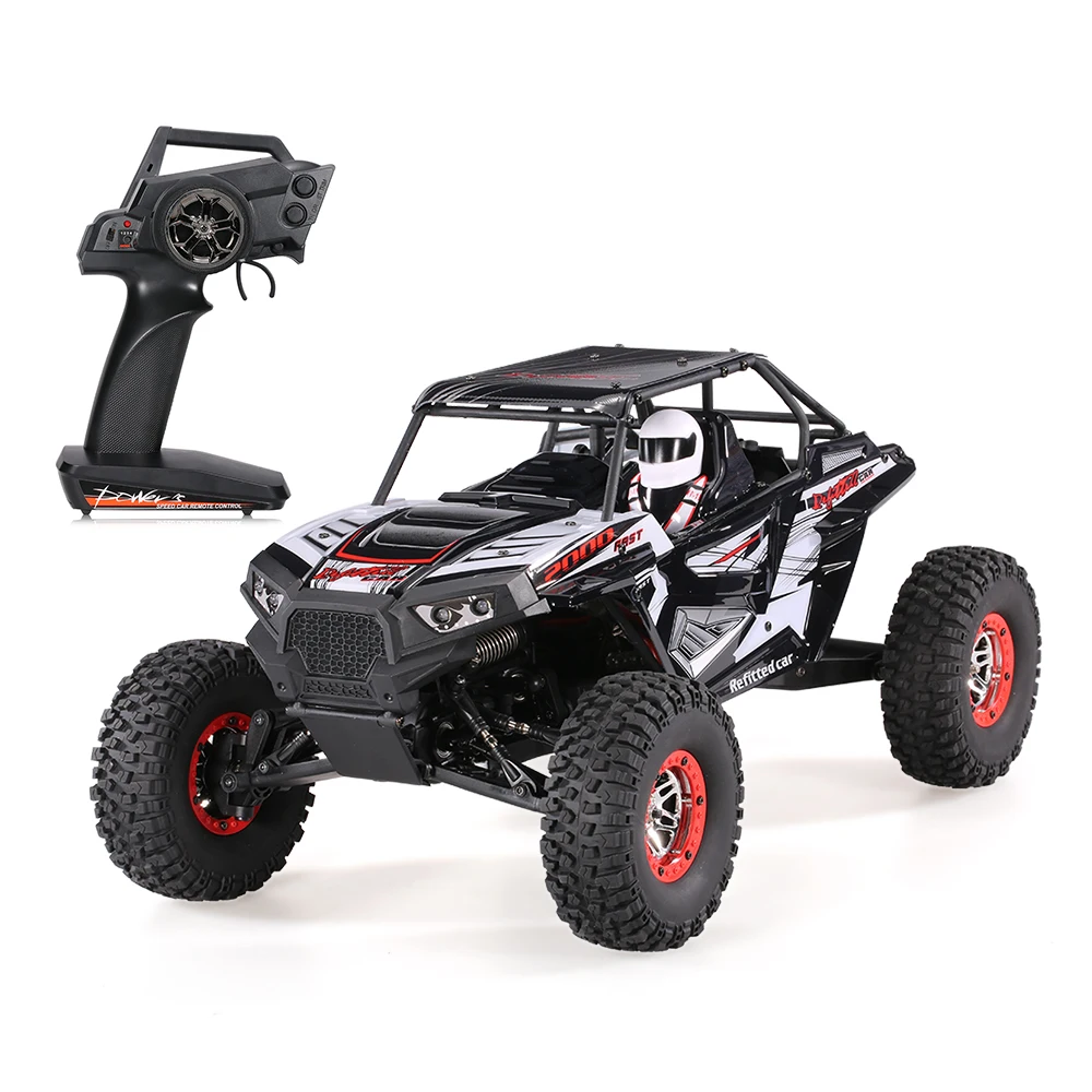 Wltoys 10428 B2 1:10 4WD 2 4G 40 км/ч гоночный Rc автомобиль Рок Гусеничный внедорожный Багги RTR