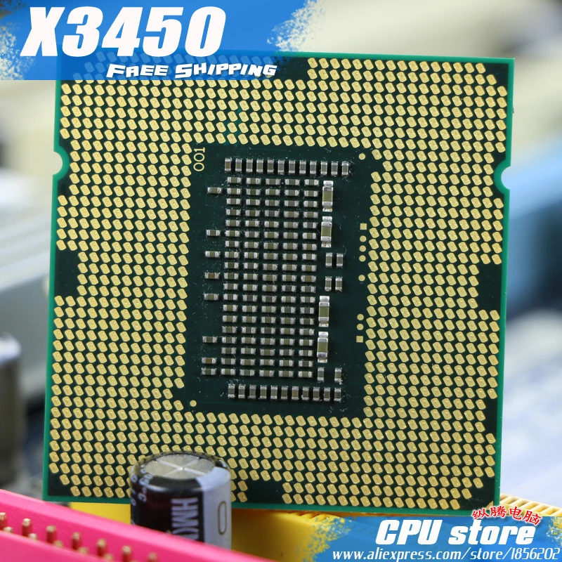 Процессор Intel Xeon X3450 четырехъядерный (8 Мб кэш памяти 2 66 ГГц) LGA1156 настольный