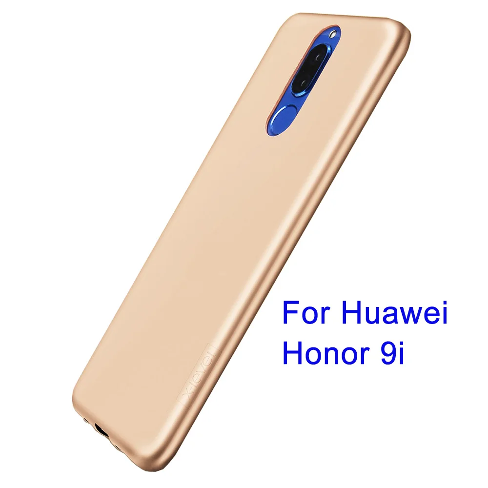 Роскошный чехол для телефона huawei Honor 9i Ультратонкий X-Level мягкая задняя крышка из