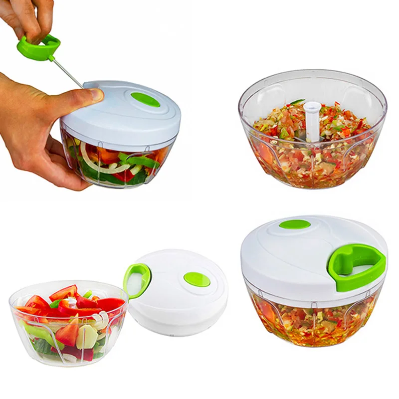 Кухонная утягивающая Мясорубка бытовой ручной измельчитель веревка кухонный