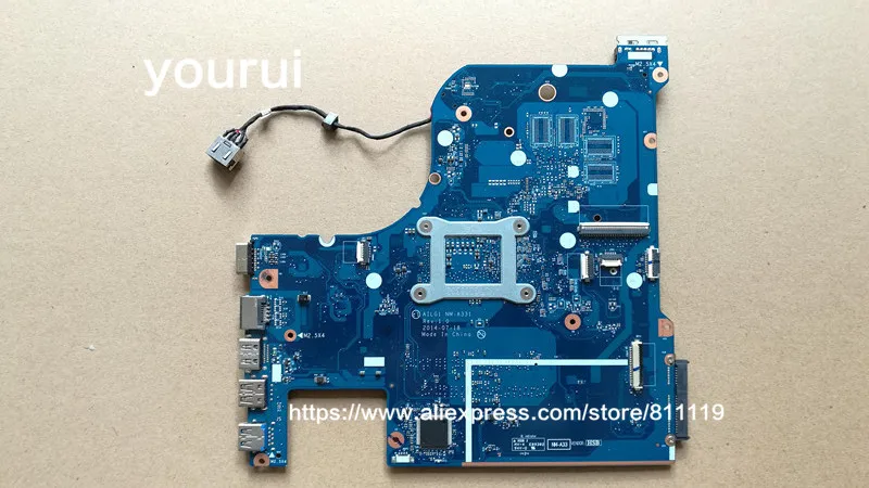 Yourui AILG1 NM A331 для Lenovo Ideapad G70 80 материнской платы SR1DV 2957U DDR3L|Органайзеры кабеля| |