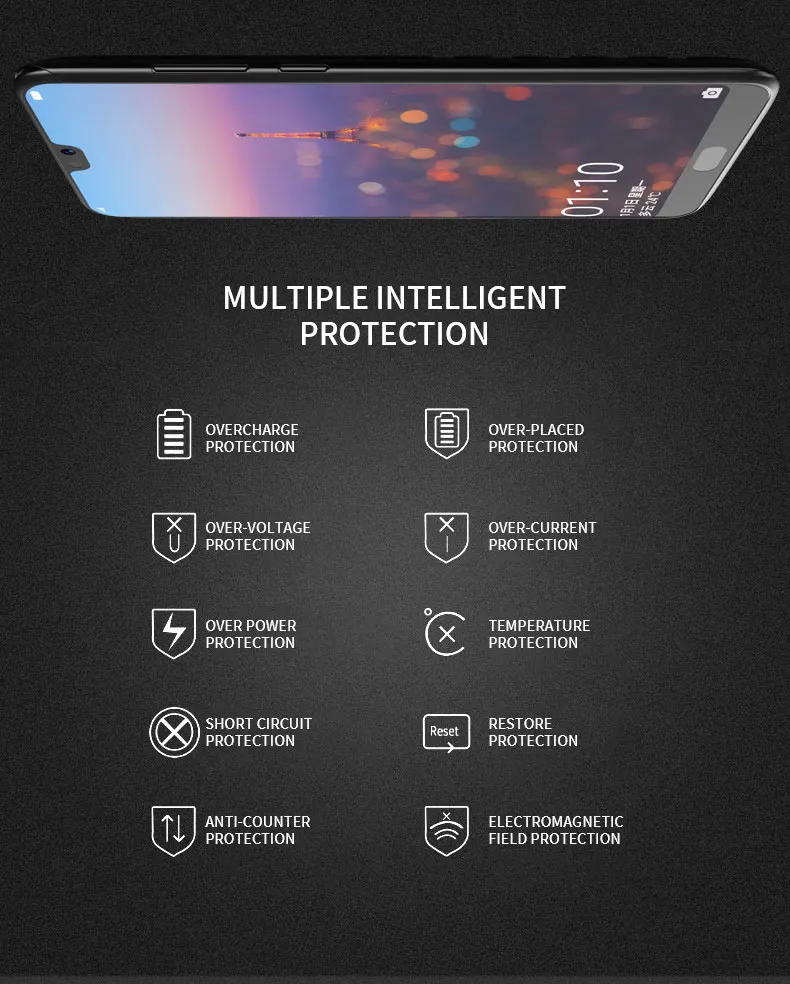 6800 мАч чехол для зарядки аккумулятора для huawei P20 Pro Портативный чехол для быстрой зарядки аккумулятора для huawei P20 Pro внешний аккумулятор чехол