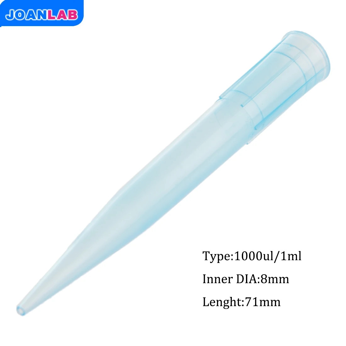 JOANLAB Lab Blue Transparent 1000UL 1ml Пипетка для жидкости Pipettor Tips 500 шт./пакет| |