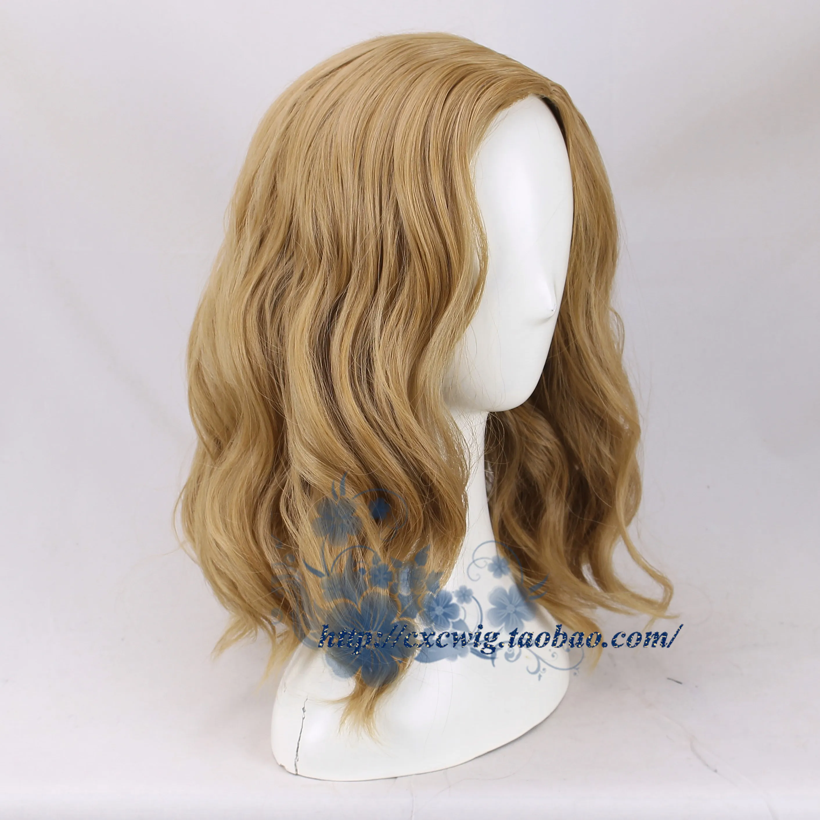 Парик для косплея Капитан Marvel Кэрол данверс мисс Марвел золотисто-коричневые