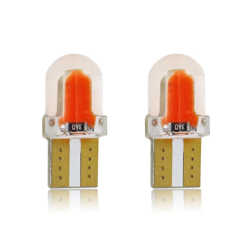 100 шт./лот светодиодный W5W T10 194 12V COB 8SMD силиконовый Стоянкы Автомобилей автомобиля