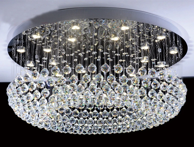 Светодиодный потолочный светильник с кристаллами для гостиной 40 см|light living|led