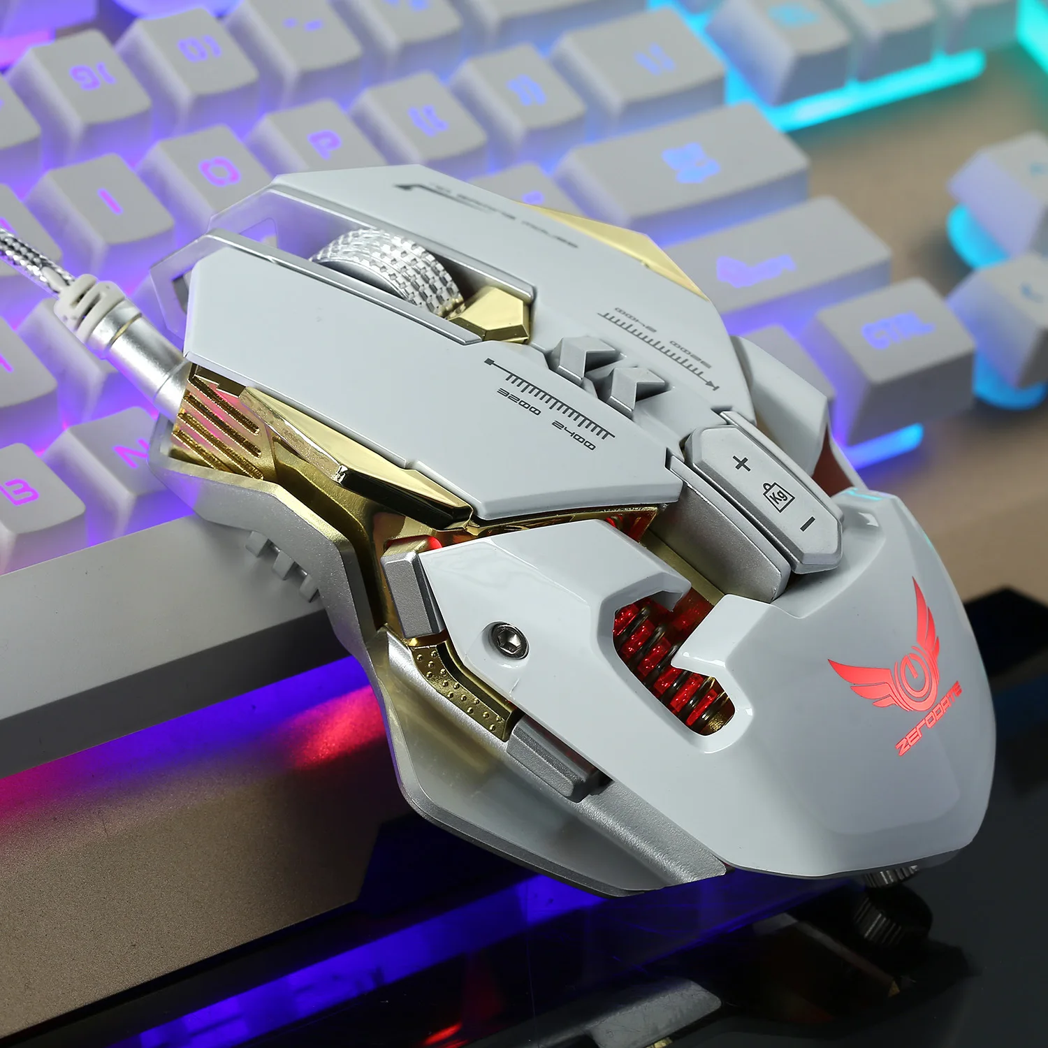 Профессиональная игровая Механическая мышь Mause RGB 3200DPI 7 кнопок проводная USB|mechanical