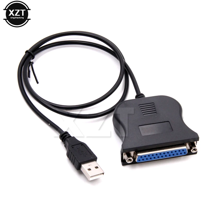 Полностью скоростная связь USB на 25 Pin DB параллельный порт кабель DB25 принтер