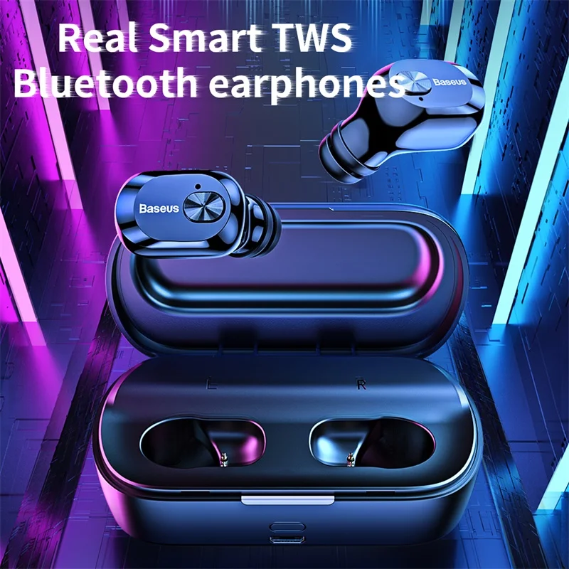 Baseus W01 TWS блютуз наушники Bluetooth наушники гарнитура беспроводные наушники спортивные Bluetooth 5,0 наушники с HD микрофоном для iPhone Fone De Ouvido наушники беспроводные безпроводные наушники