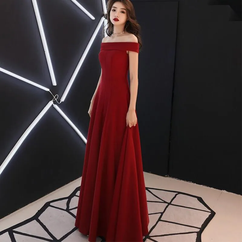 Элегантное Длинное Платье хост на ежегодную встречу 2019|Женские платья| |