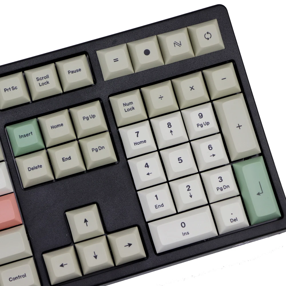 PBT DSA 9009 Keycap набор окрашенных ключей