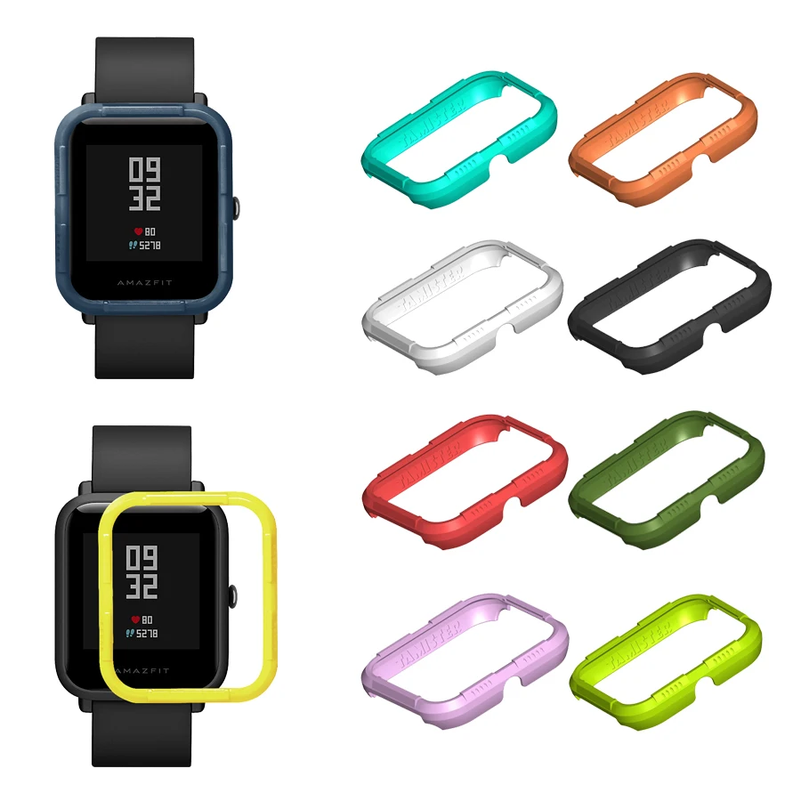 Защитный чехол для Xiaomi Huami Amazfit Bip PACE Youth Watch, Жесткий Чехол из поликарбоната, чехол для Xiaomi Amazfit Watch Frame, аксессуары