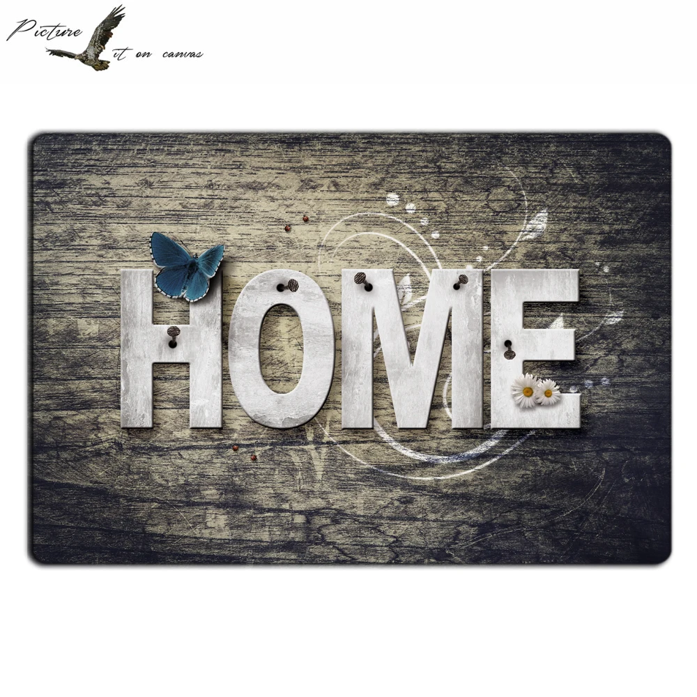 Фантастический дверной коврик Дерево бабочка ключ цветок домашний для