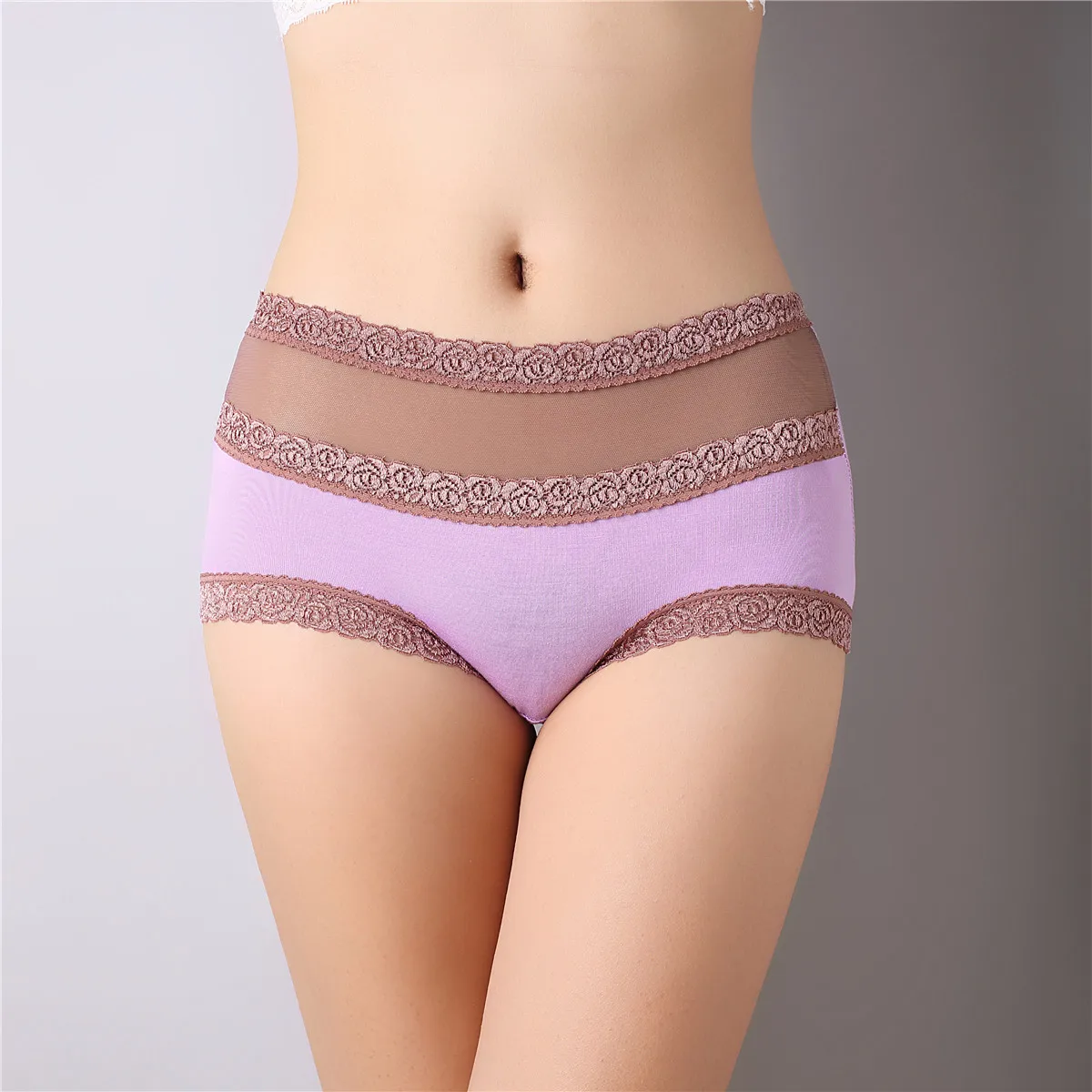 Женское нижнее белье из бамбукового волокна с высокой талией женское