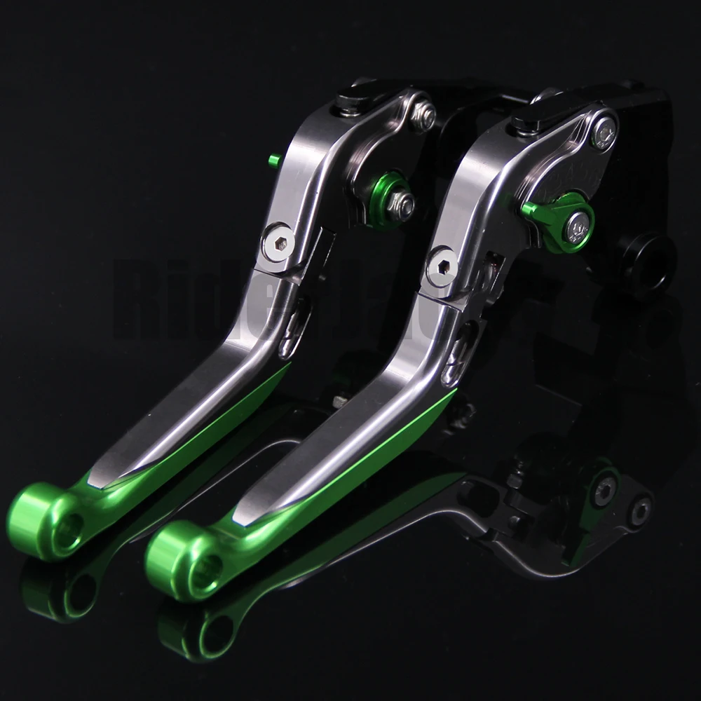 RiderJacky CNC рычаги Тормозной сцепления мотоцикла + рукоятка руля для Kawasaki NINJA 250R 2008 2012