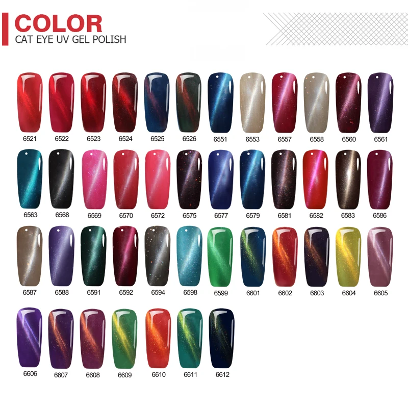 Huration 8 мл кошачий глаз гель лак для ногтей магнит впитывается УФ LED 3D Магнитный